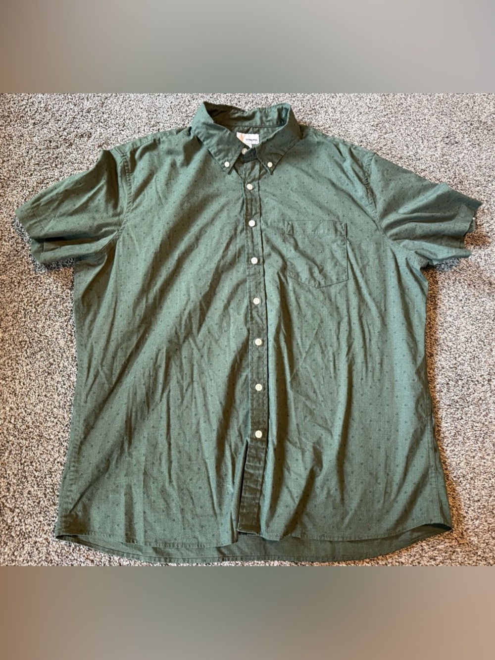 Sonoma Forest Green Button-Down Shirt